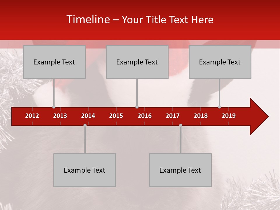 Animal Santa White PowerPoint Template