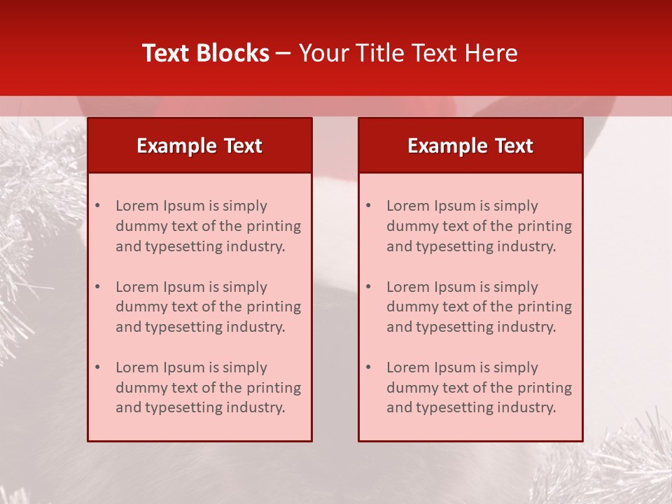Animal Santa White PowerPoint Template