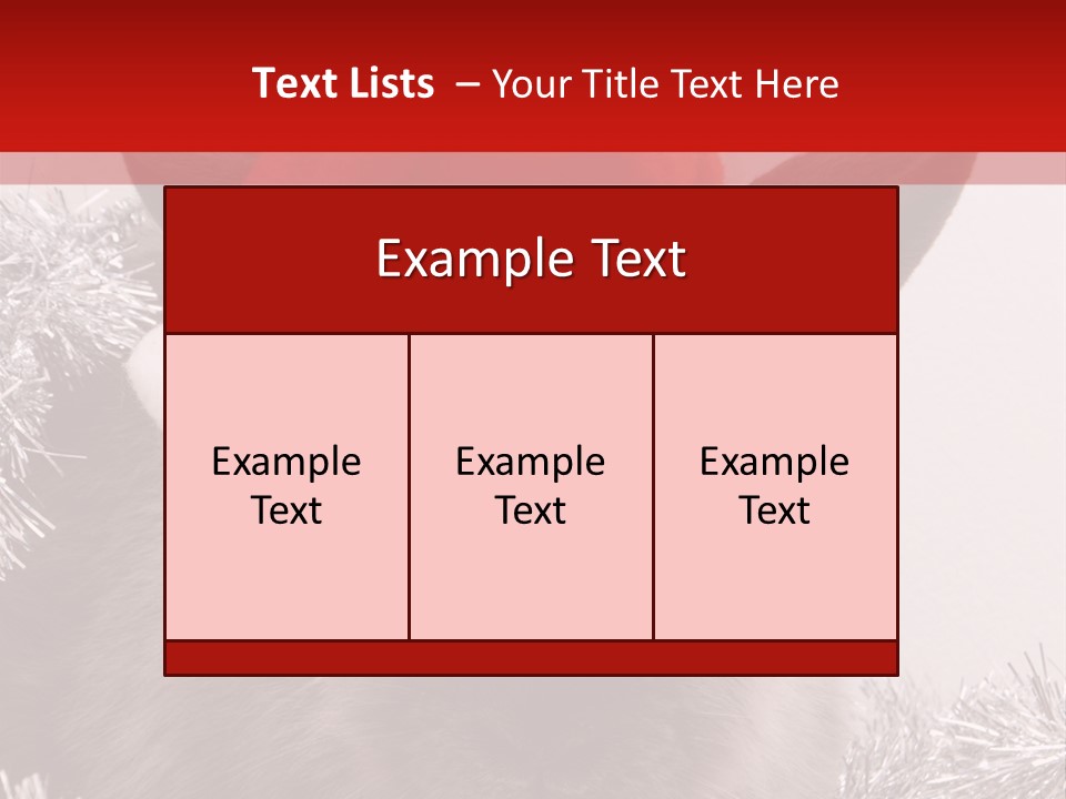 Animal Santa White PowerPoint Template