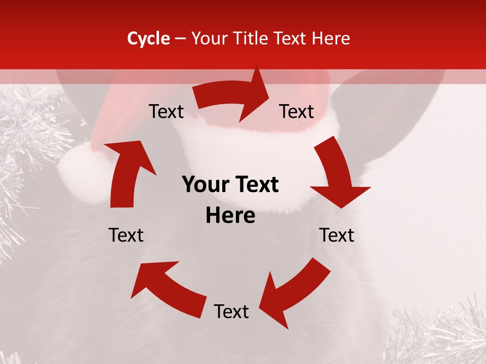 Animal Santa White PowerPoint Template