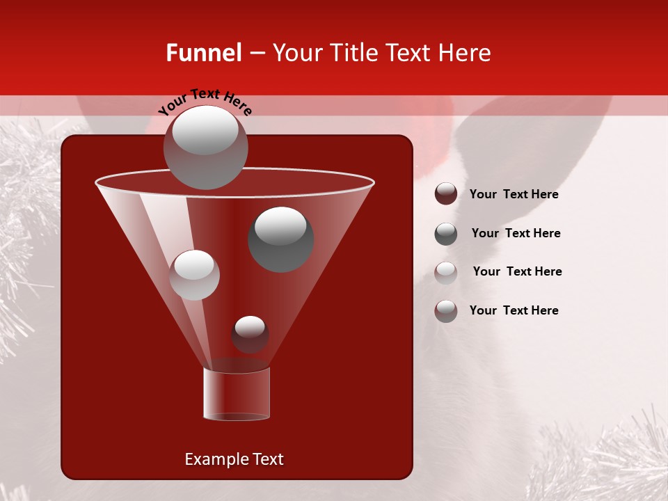 Animal Santa White PowerPoint Template