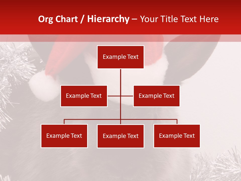 Animal Santa White PowerPoint Template