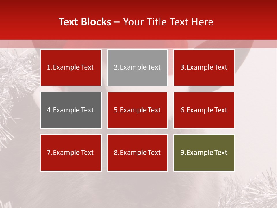 Animal Santa White PowerPoint Template