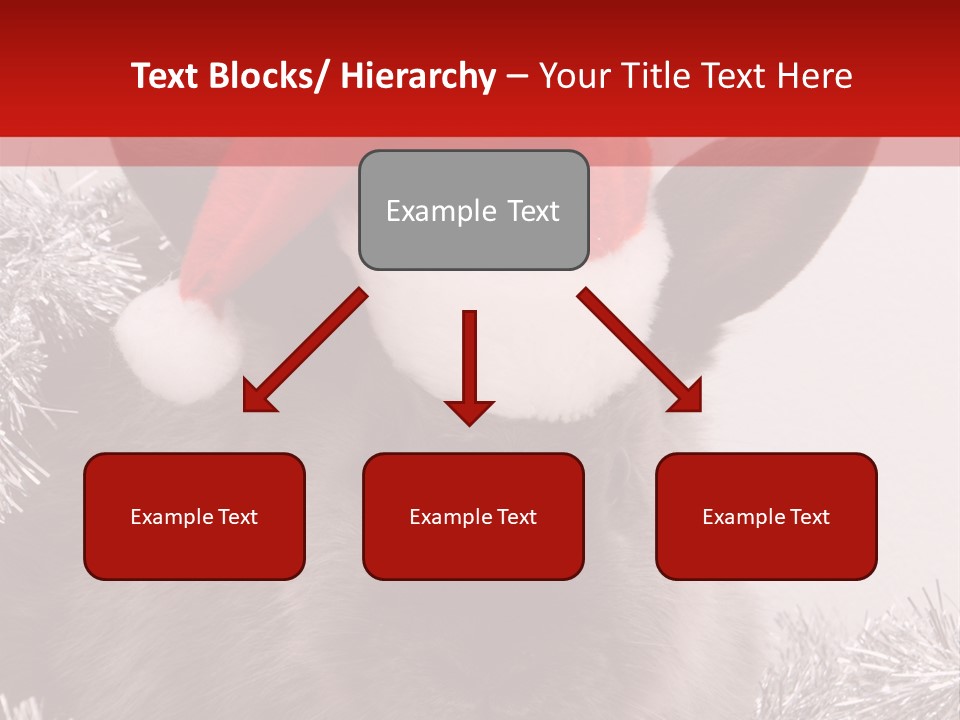 Animal Santa White PowerPoint Template