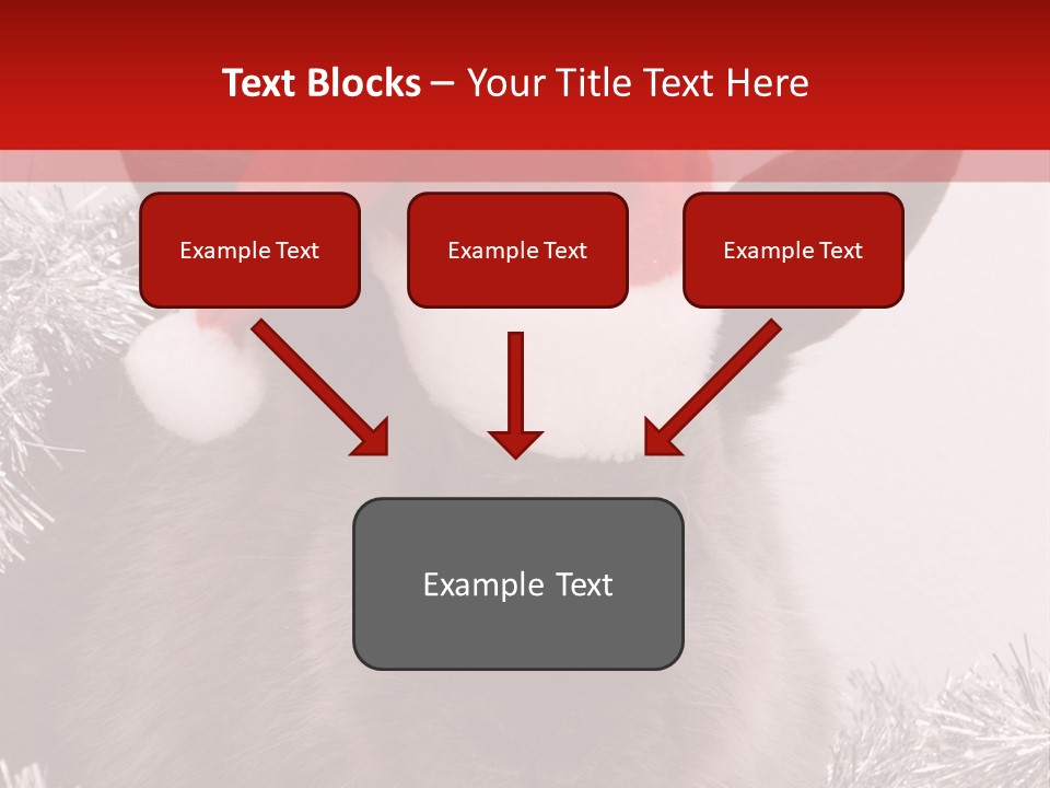 Animal Santa White PowerPoint Template