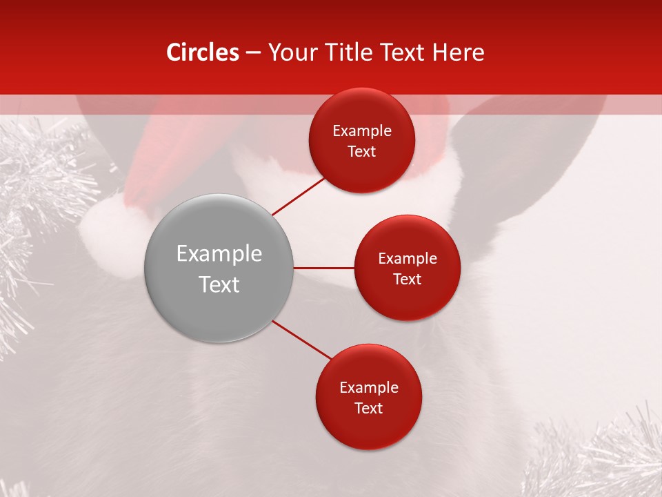 Animal Santa White PowerPoint Template