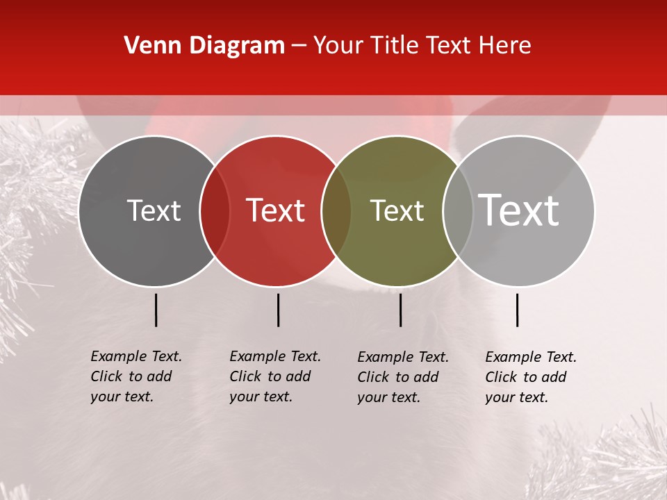 Animal Santa White PowerPoint Template
