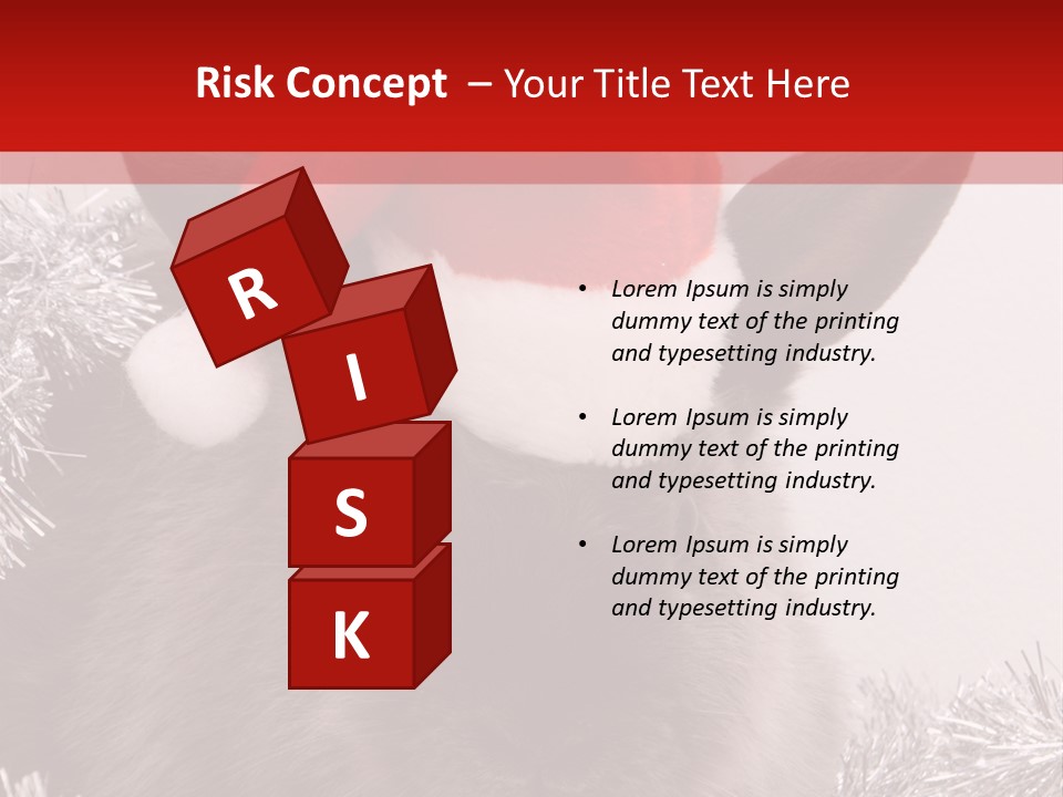 Animal Santa White PowerPoint Template