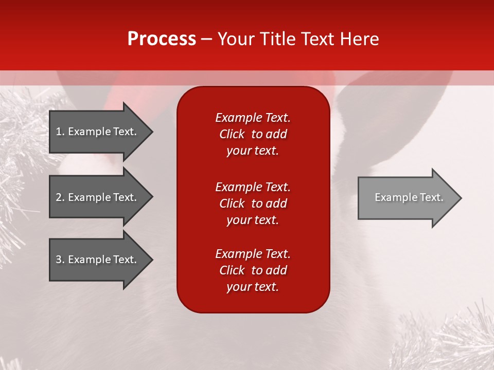 Animal Santa White PowerPoint Template