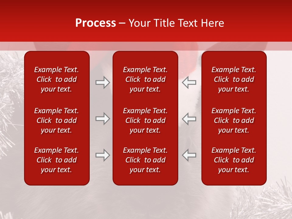 Animal Santa White PowerPoint Template