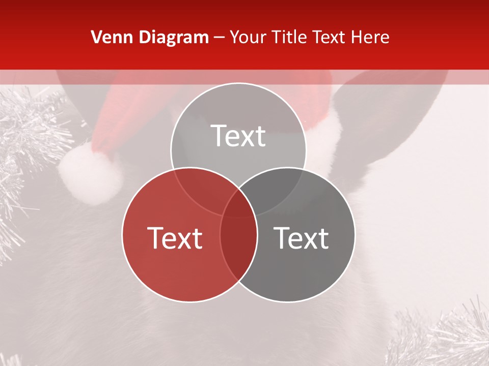 Animal Santa White PowerPoint Template
