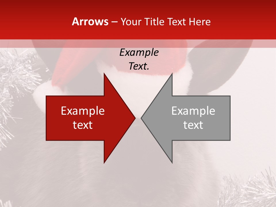 Animal Santa White PowerPoint Template