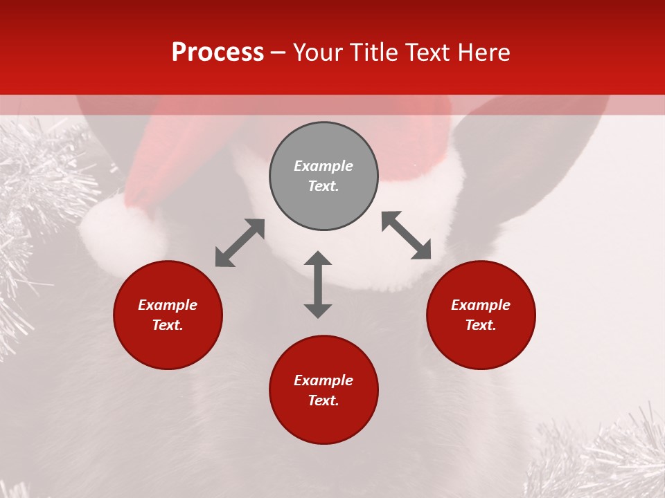 Animal Santa White PowerPoint Template