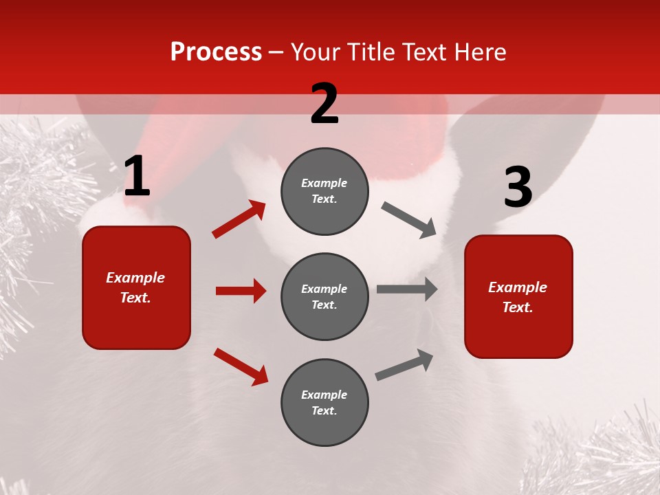 Animal Santa White PowerPoint Template