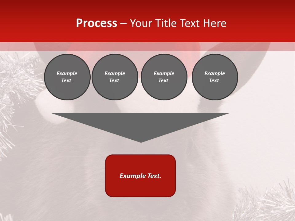 Animal Santa White PowerPoint Template