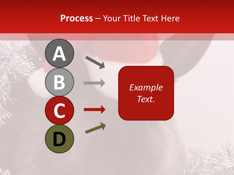 Animal Santa White PowerPoint Template