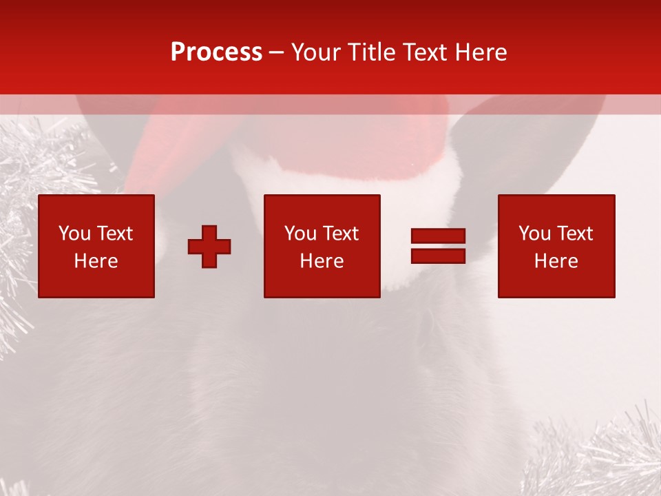 Animal Santa White PowerPoint Template