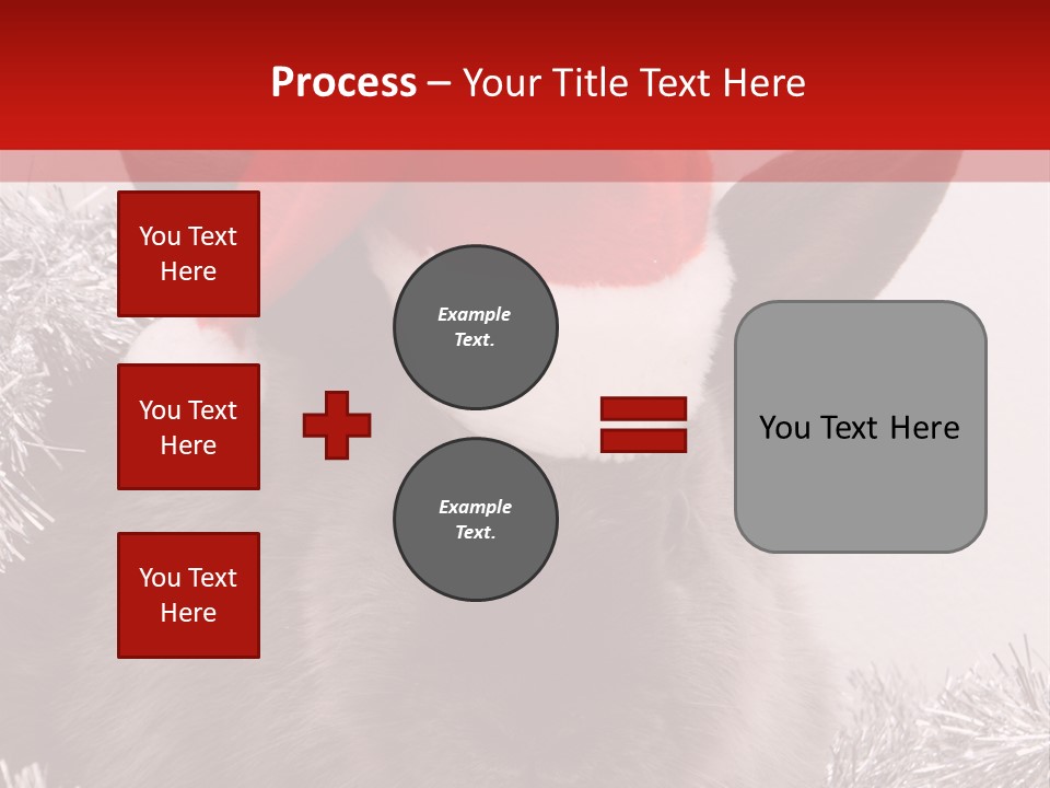 Animal Santa White PowerPoint Template