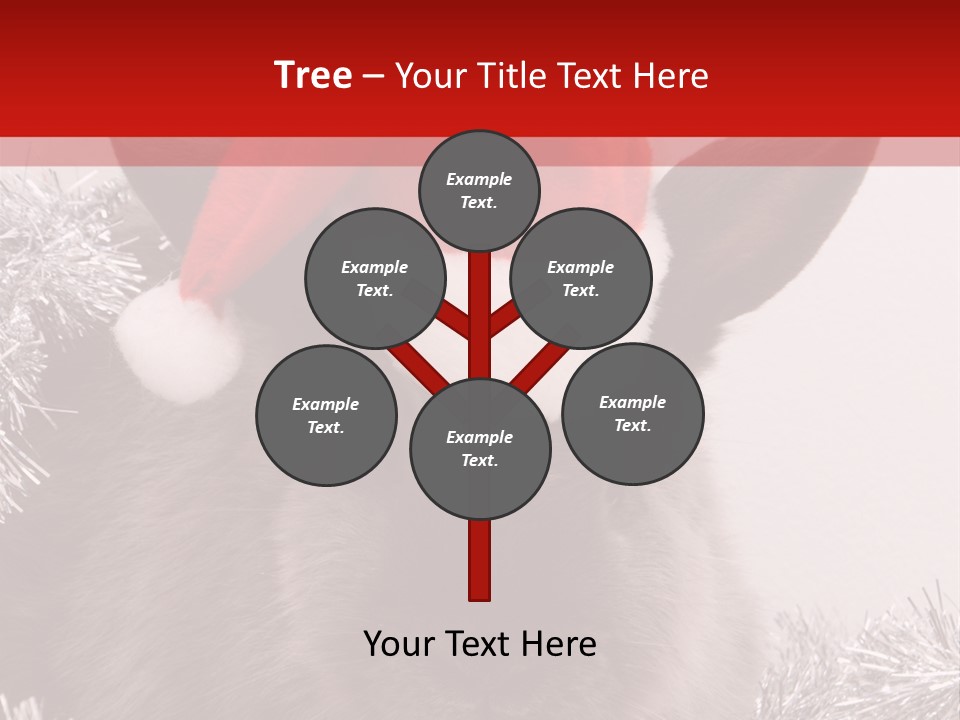 Animal Santa White PowerPoint Template