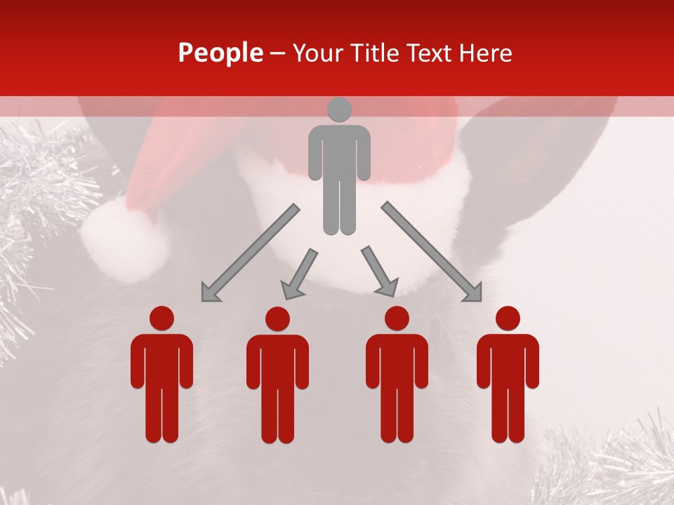 Animal Santa White PowerPoint Template