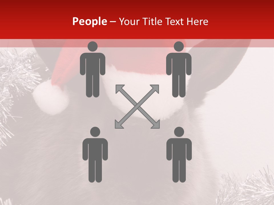 Animal Santa White PowerPoint Template