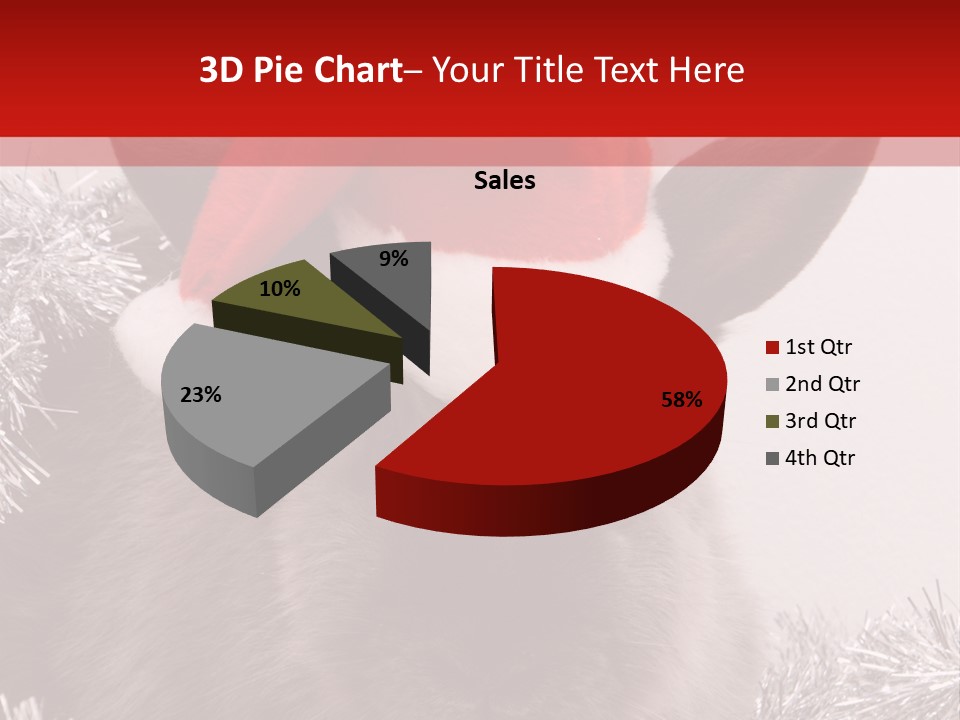 Animal Santa White PowerPoint Template