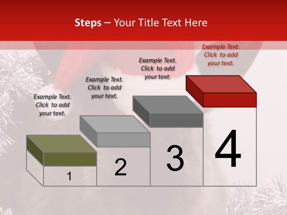 Animal Santa White PowerPoint Template