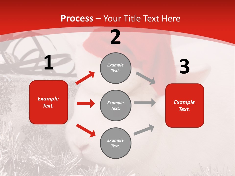 White Christmas Box PowerPoint Template