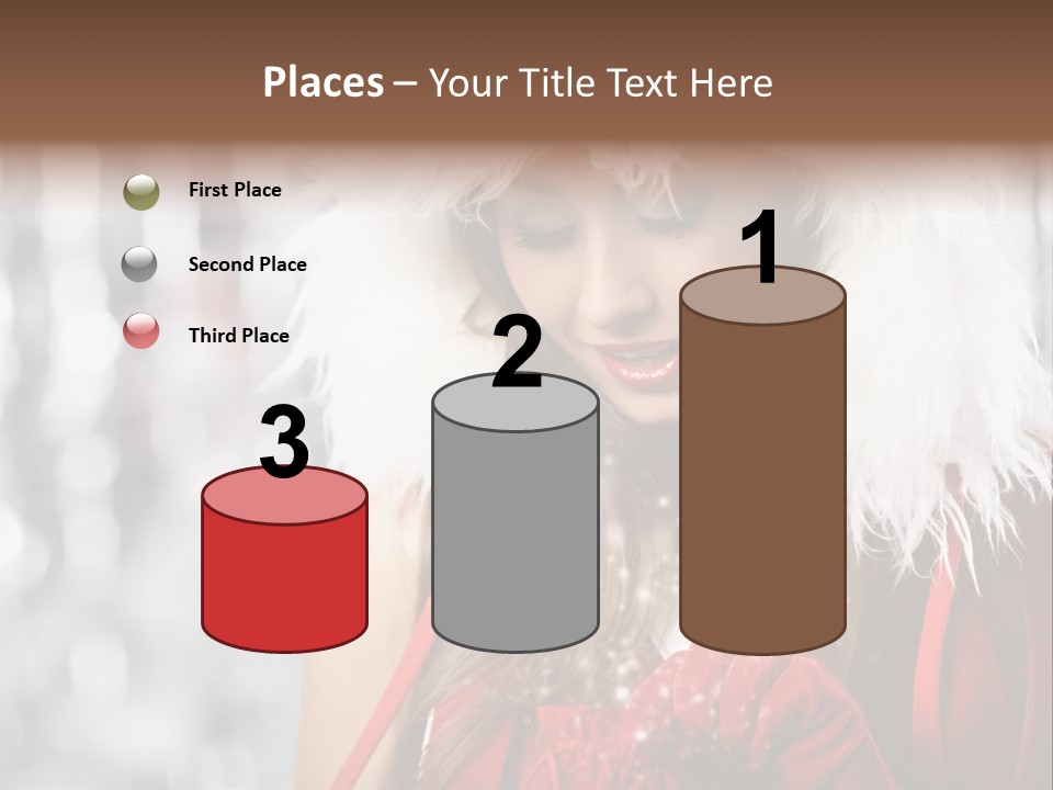 Charming Pretty Woman PowerPoint Template