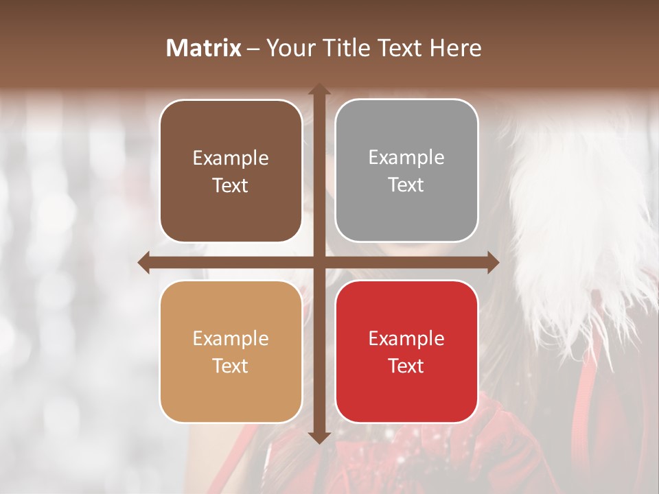 Charming Pretty Woman PowerPoint Template