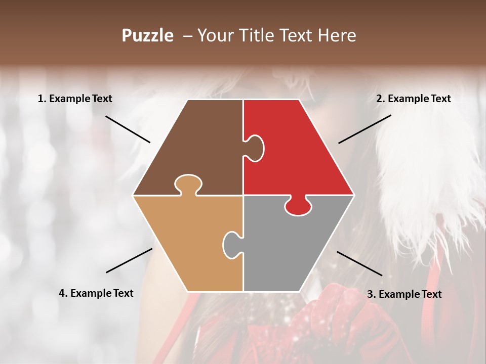 Charming Pretty Woman PowerPoint Template