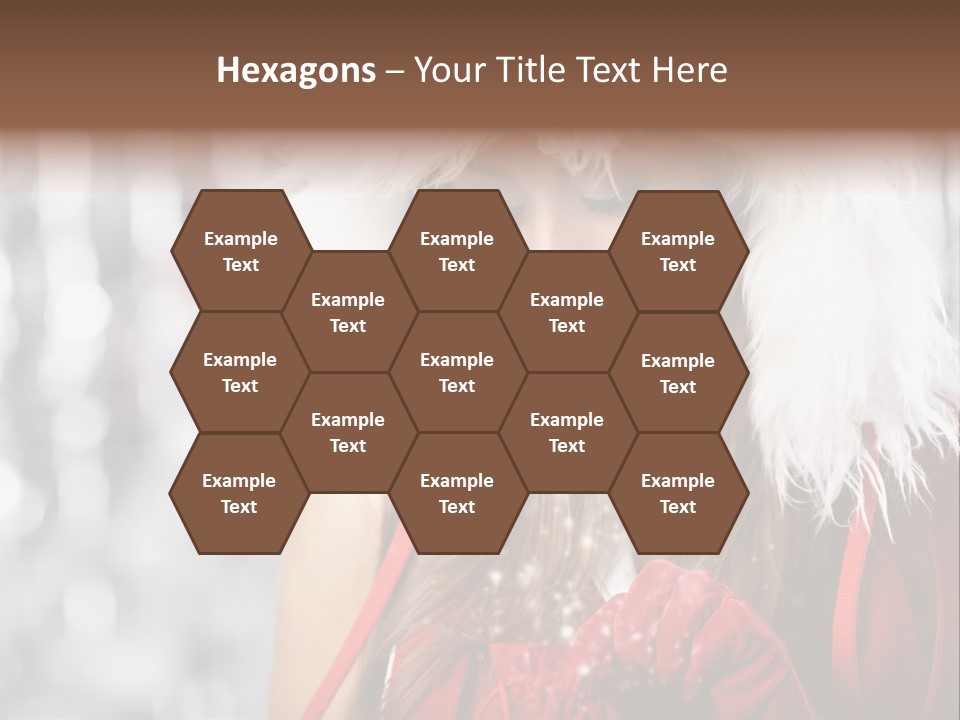 Charming Pretty Woman PowerPoint Template