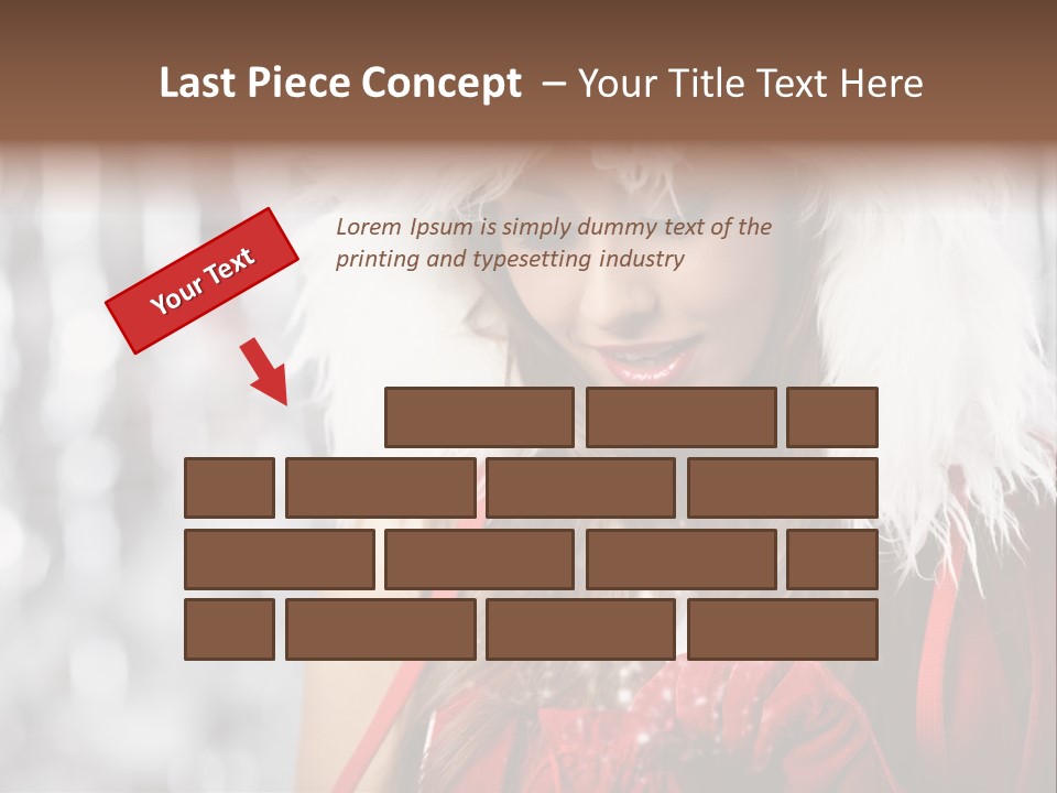 Charming Pretty Woman PowerPoint Template