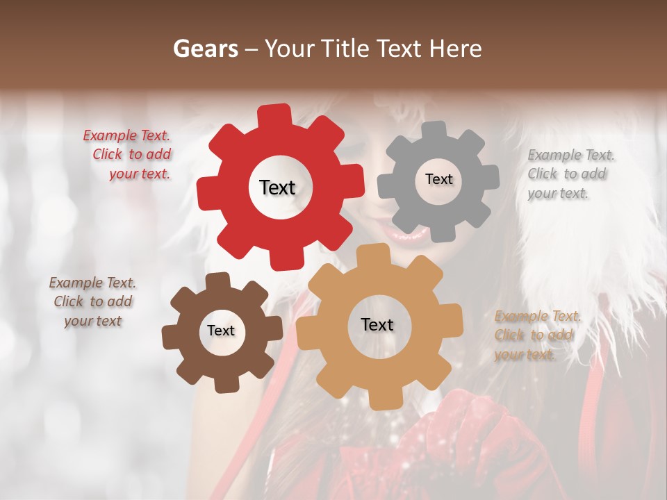 Charming Pretty Woman PowerPoint Template