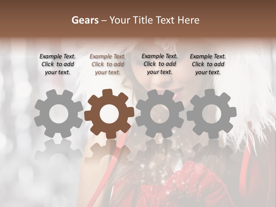 Charming Pretty Woman PowerPoint Template