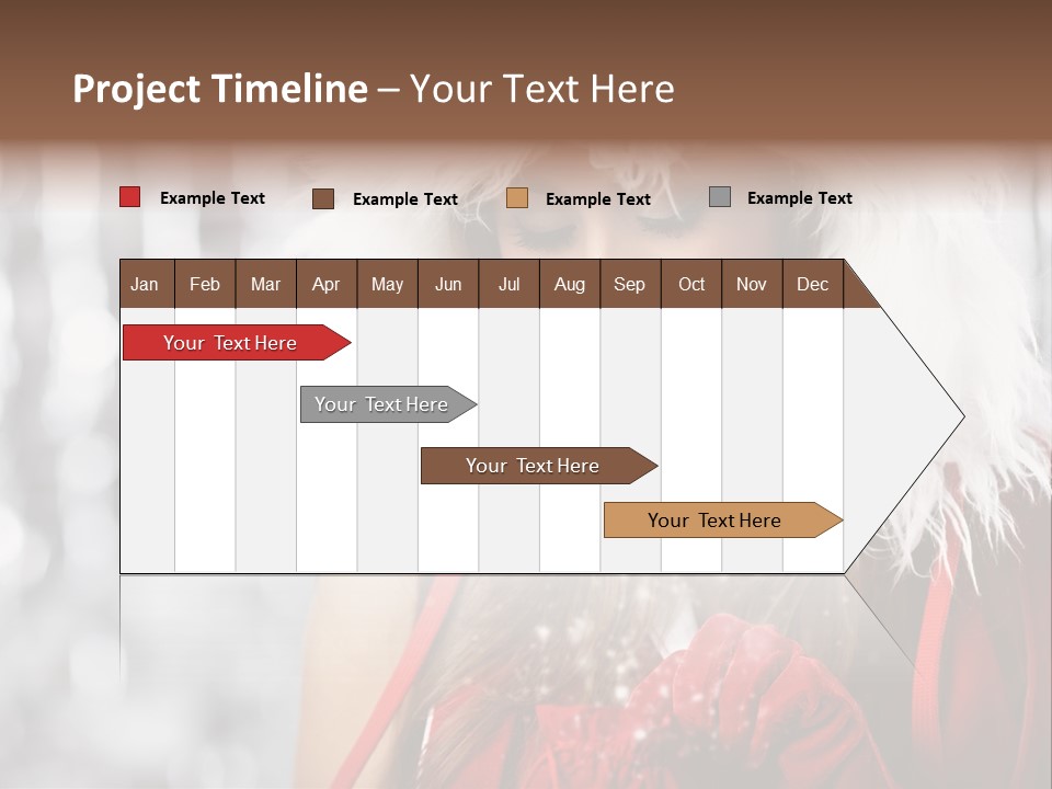 Charming Pretty Woman PowerPoint Template