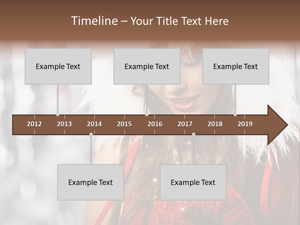 Charming Pretty Woman PowerPoint Template