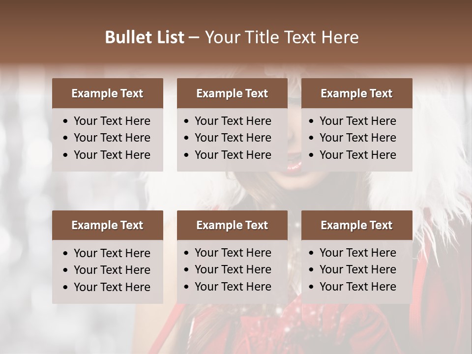 Charming Pretty Woman PowerPoint Template