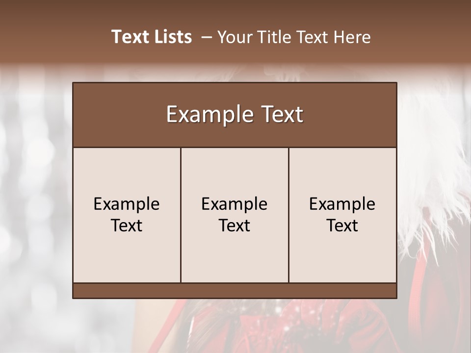 Charming Pretty Woman PowerPoint Template