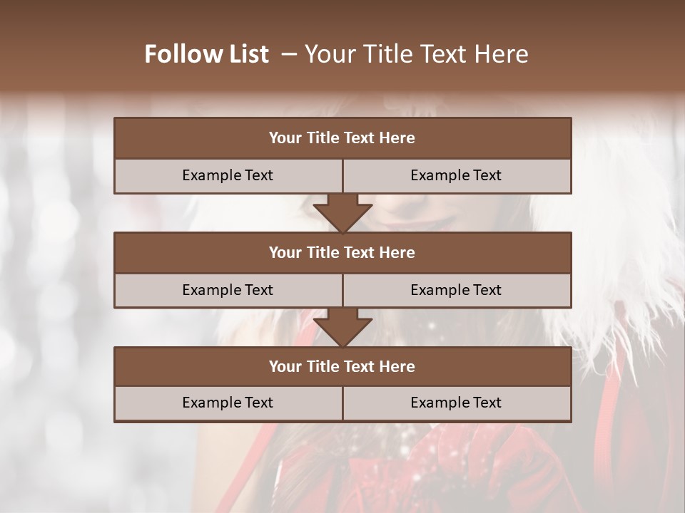 Charming Pretty Woman PowerPoint Template