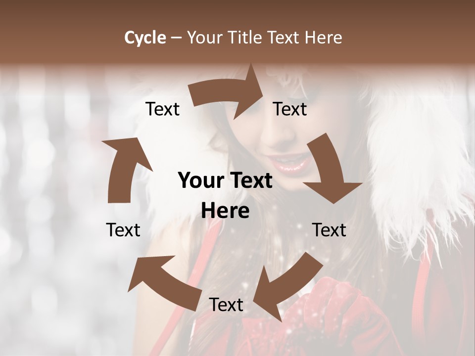 Charming Pretty Woman PowerPoint Template