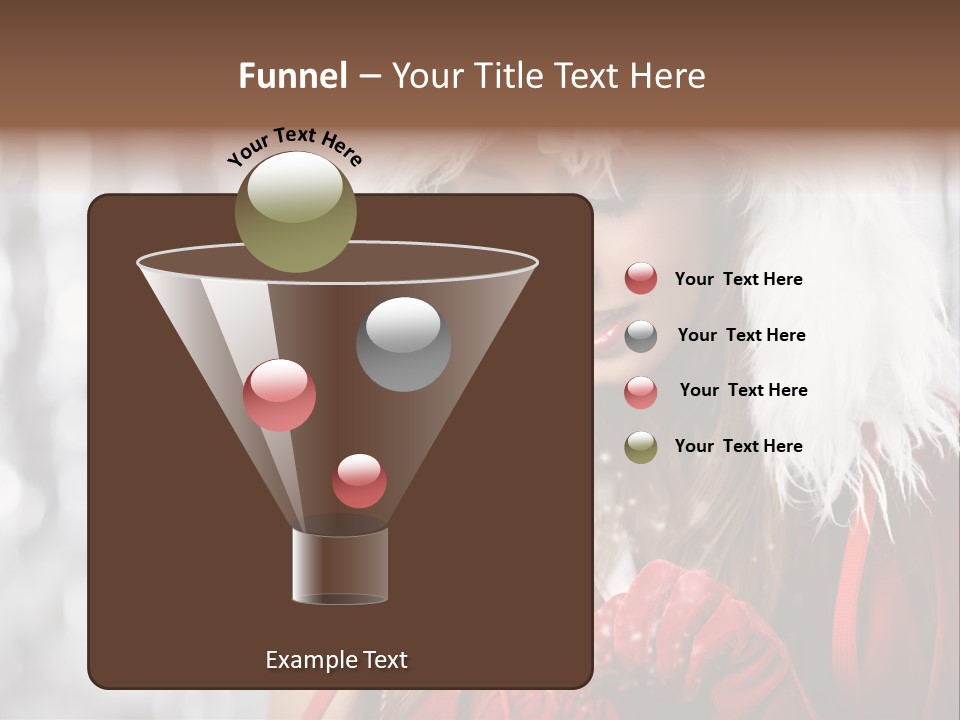 Charming Pretty Woman PowerPoint Template