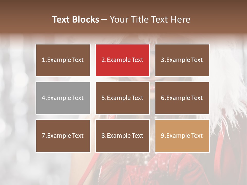 Charming Pretty Woman PowerPoint Template