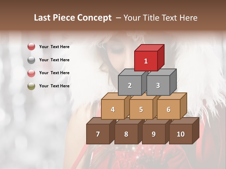 Charming Pretty Woman PowerPoint Template