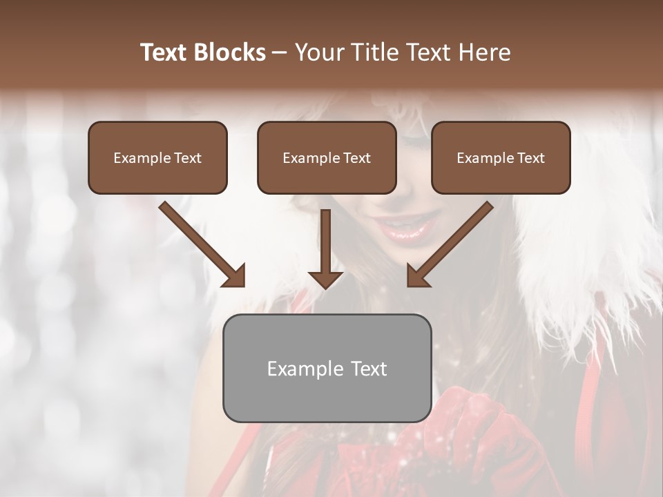 Charming Pretty Woman PowerPoint Template