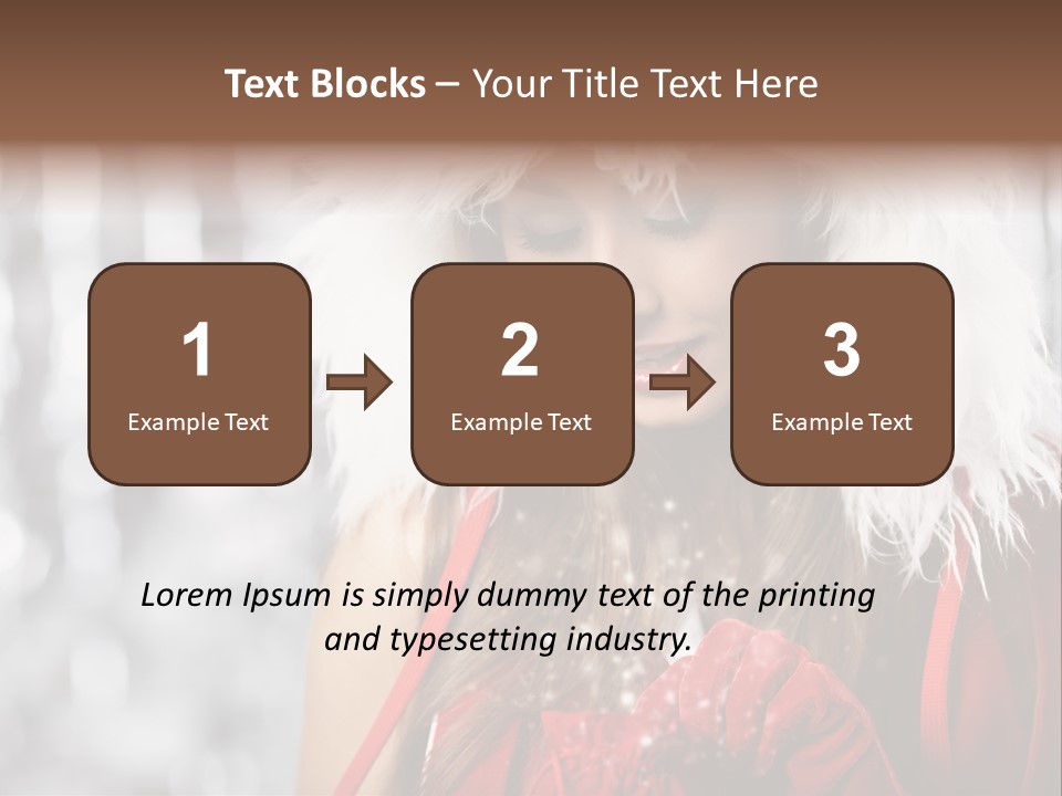 Charming Pretty Woman PowerPoint Template