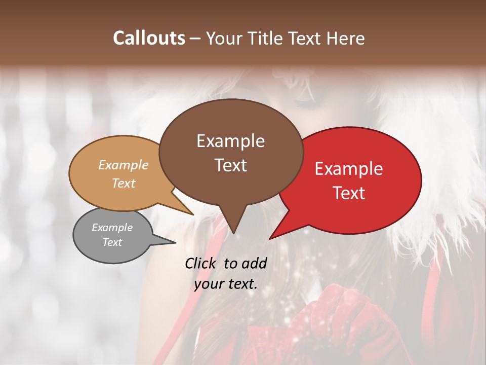 Charming Pretty Woman PowerPoint Template