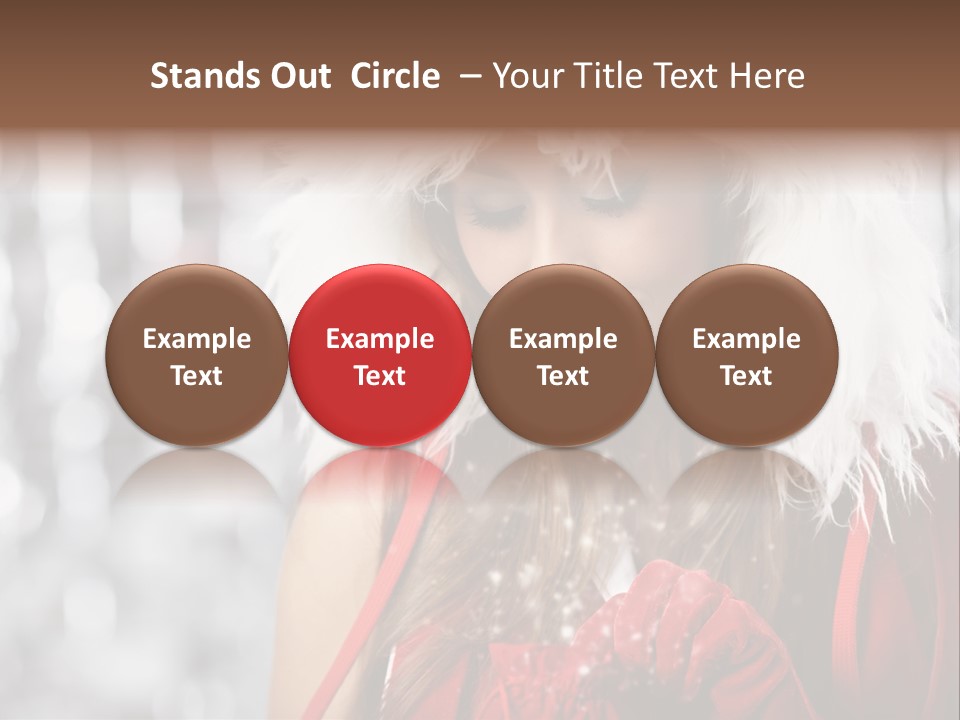 Charming Pretty Woman PowerPoint Template