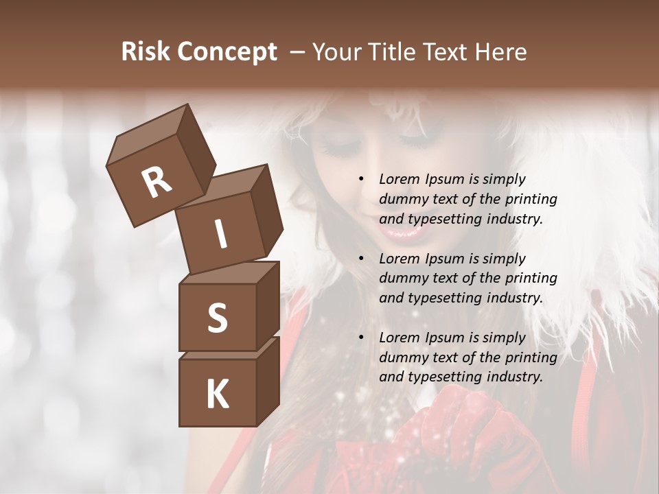 Charming Pretty Woman PowerPoint Template