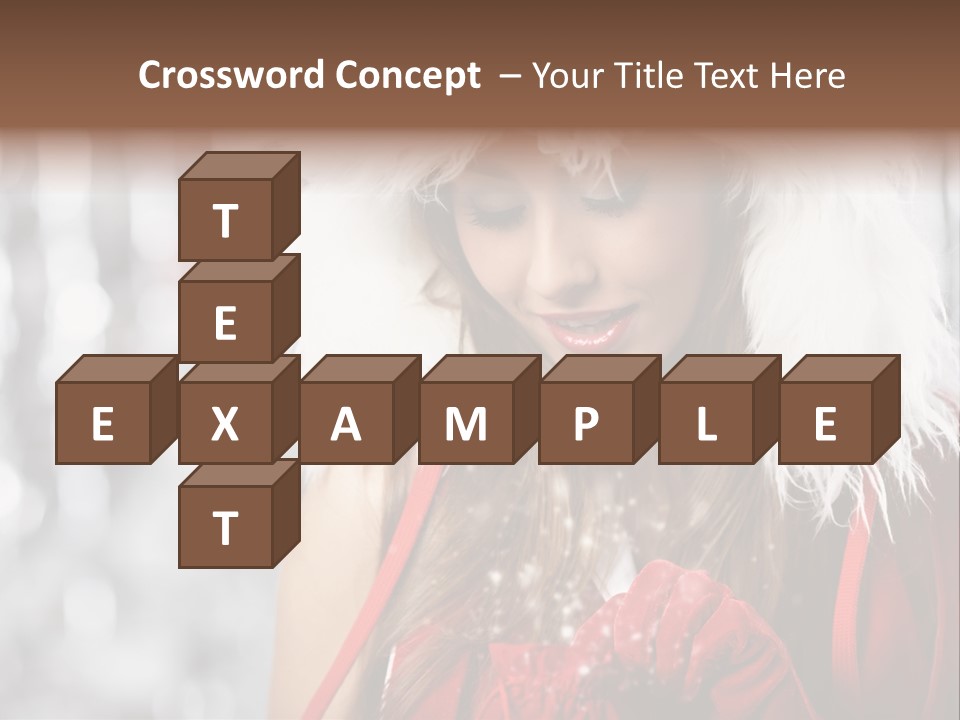 Charming Pretty Woman PowerPoint Template